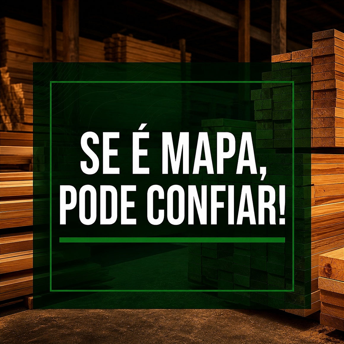 Se é MAPA, pode confiar!